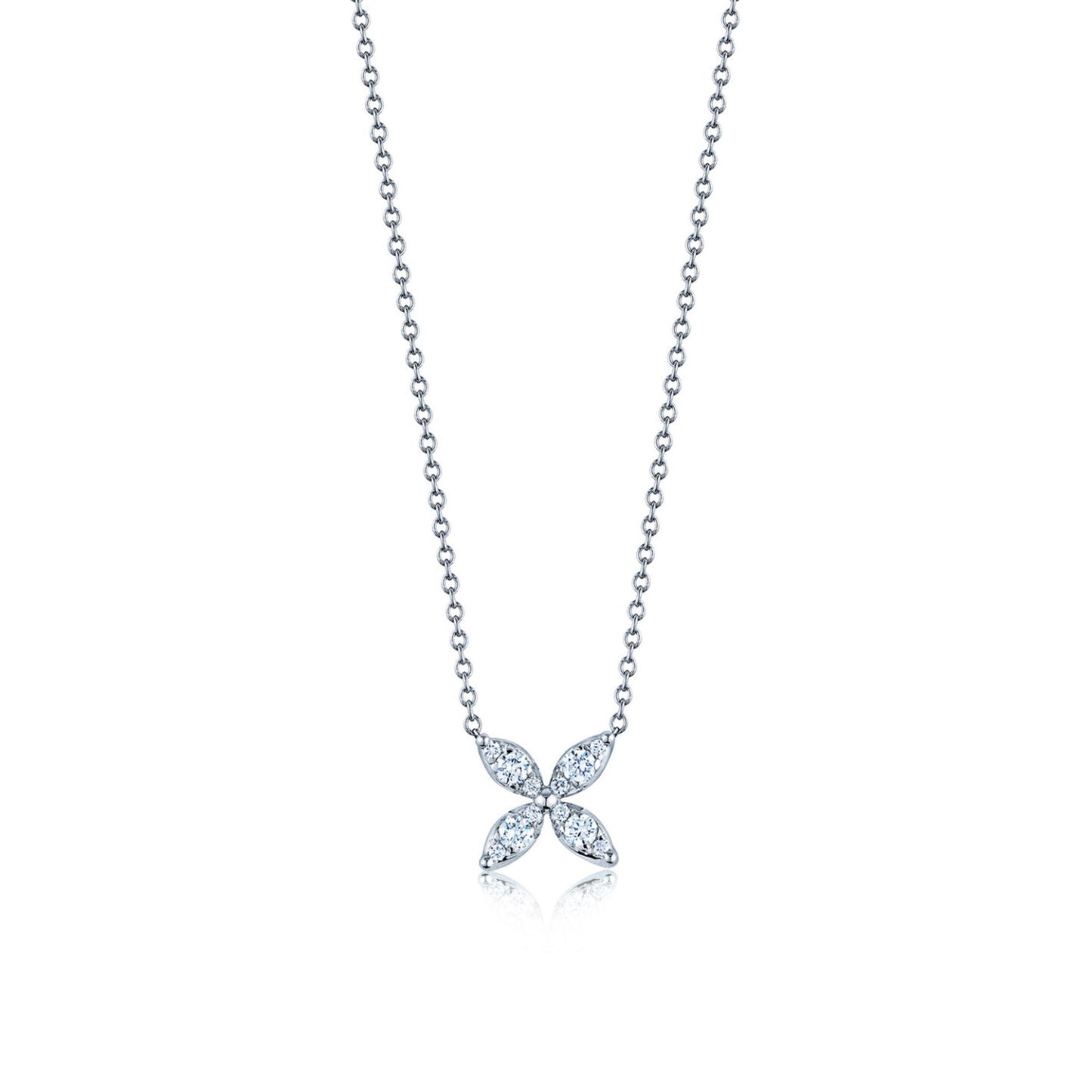 Kwiat X Pendant with Diamonds