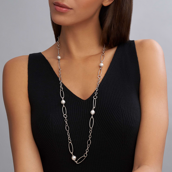 Lagos Pearl Link Necklace