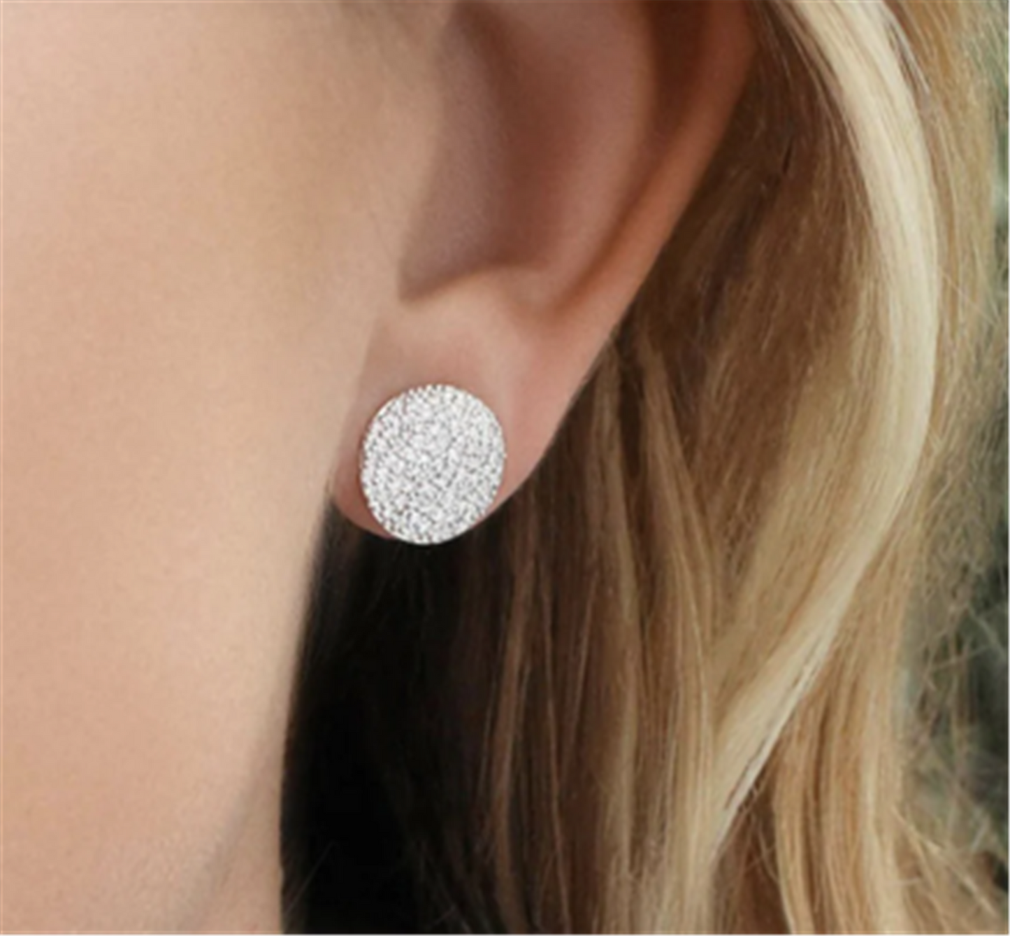 Phillips House Infinity Diamond Stud Earrings in 14k Yellow Gold