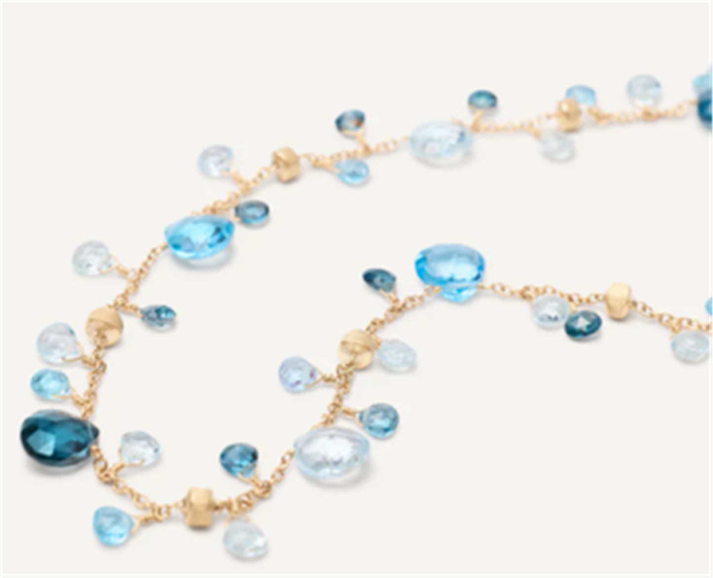 Marco Bicego Paradise Mixed Topaz Single-Strand Necklace in 18k Gold