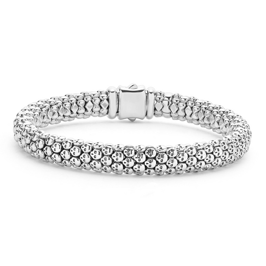 Lagos Caviar Skull Bracelet
