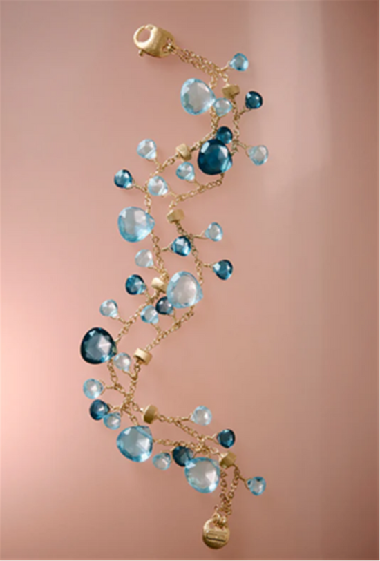 Marco Bicego Paradise Mixed Topaz Bracelet in 18k Gold