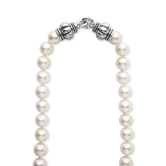 Lagos Large Pearl Necklace in 18"
