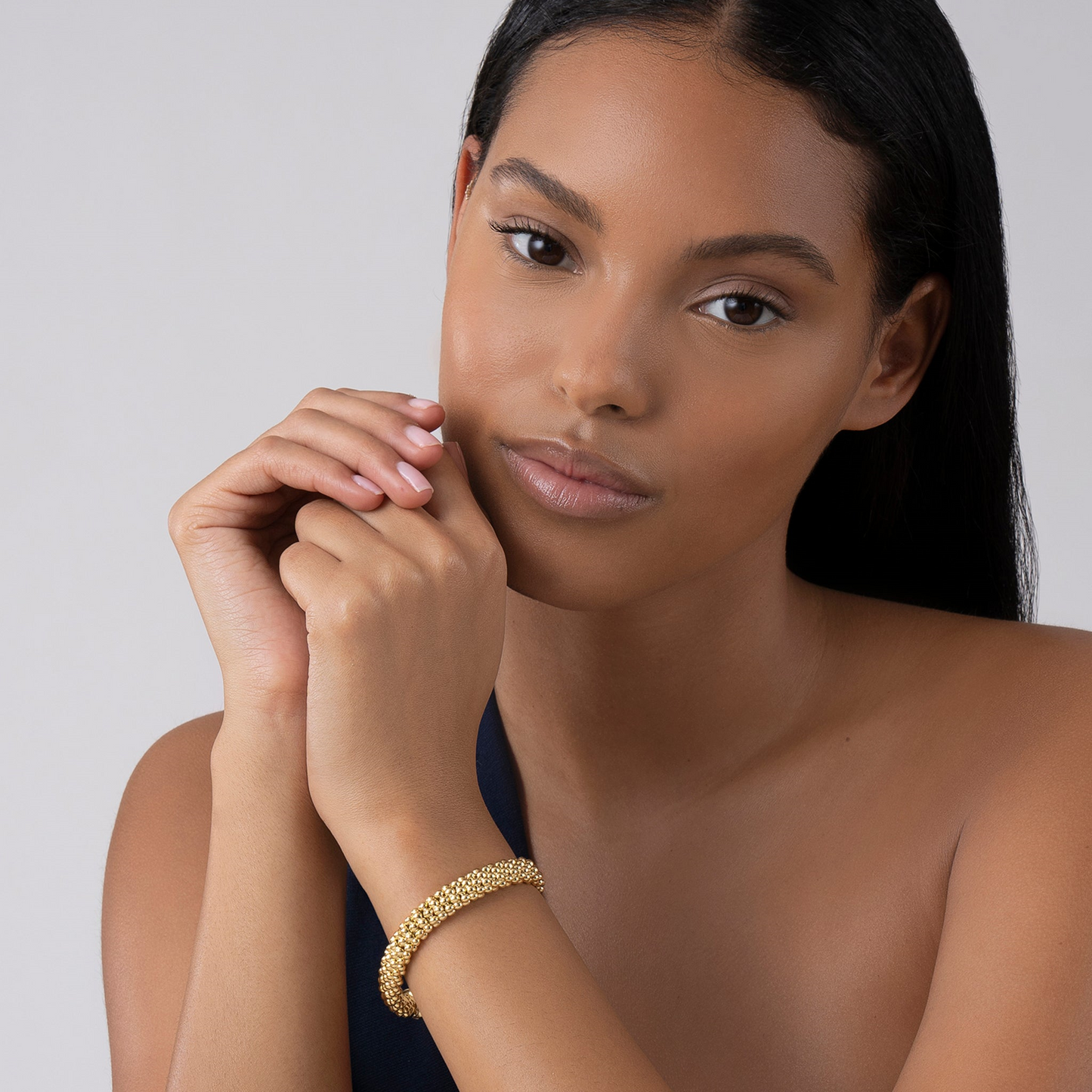 Lagos 18K Gold Caviar Bracelet