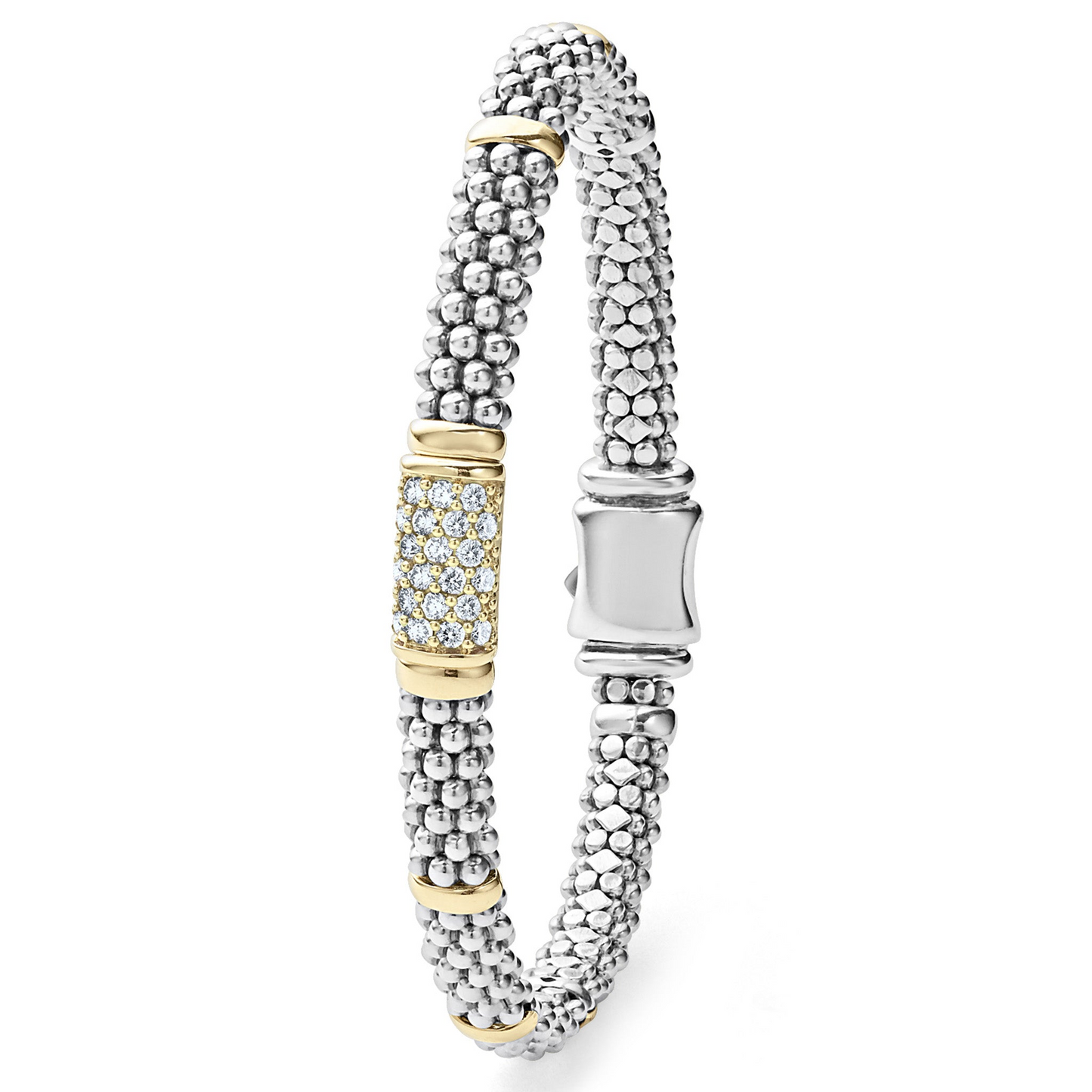 Lagos Diamond Caviar Bracelet