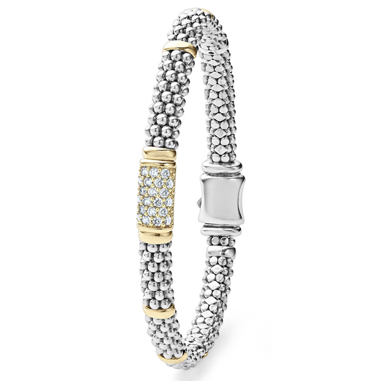 Lagos Diamond Caviar Bracelet