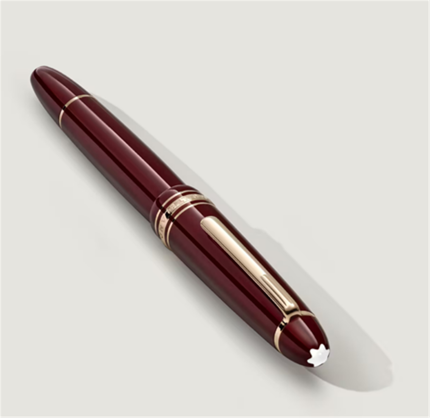 MontBlanc Meisterstück Burgundy Red LeGrand Fountain Pen
