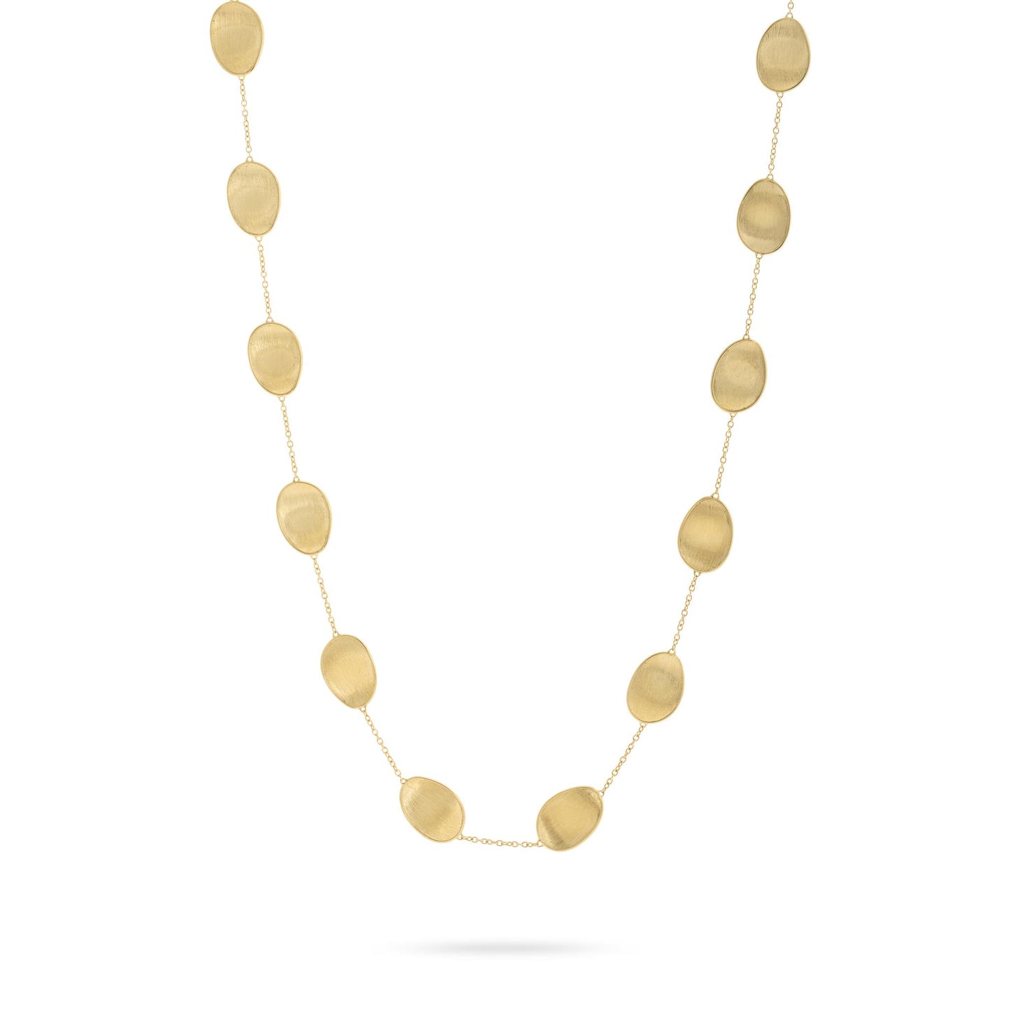 Marco Bicego Lunaria Long Petal Necklace in 18k Gold