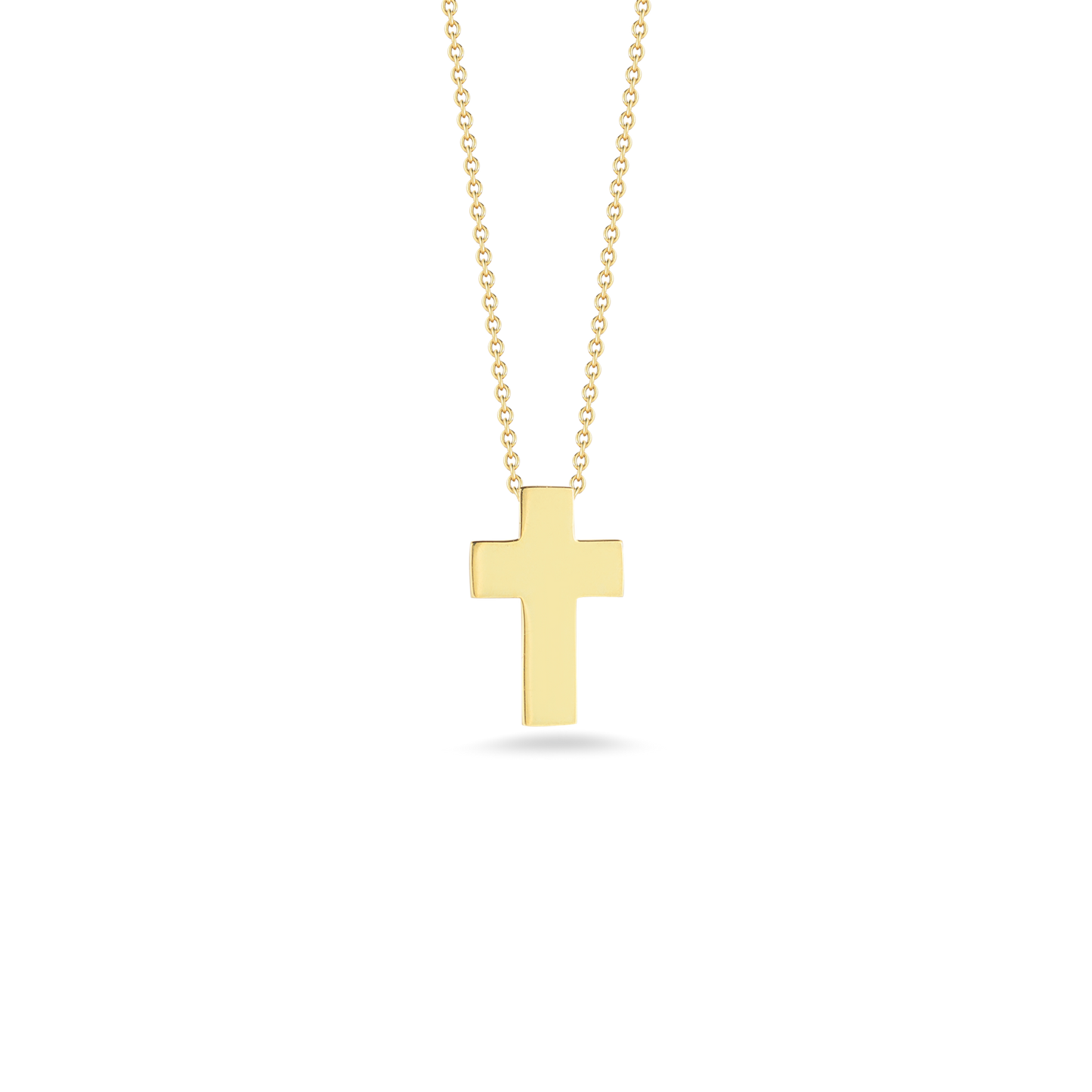 Roberto Coin Tiny Treasures Gold Cross Necklace