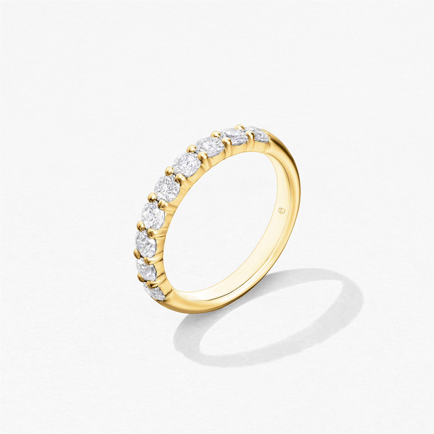 Hearts on Fire Signature Diamond 9-Stone Band in 18k Yellow Gold