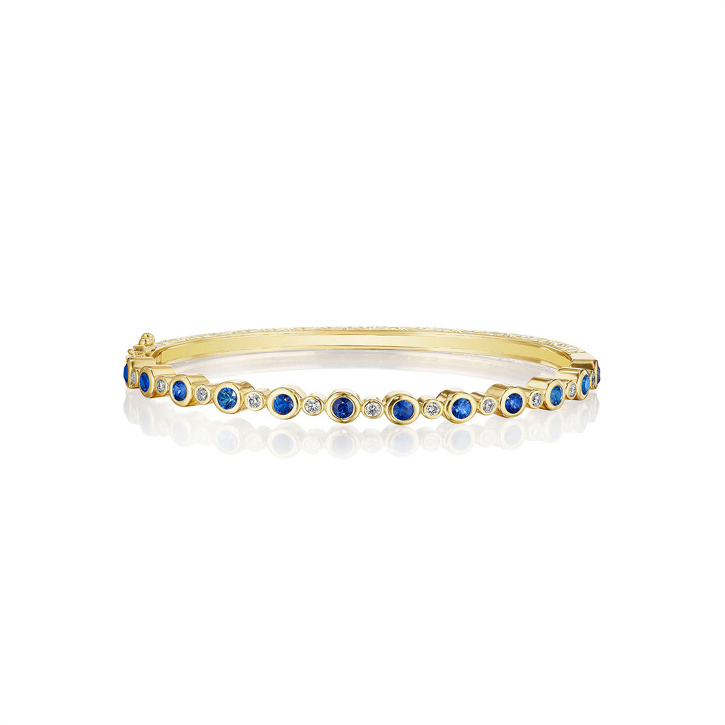 Penny Preville Blue Sapphire Aura Bangle