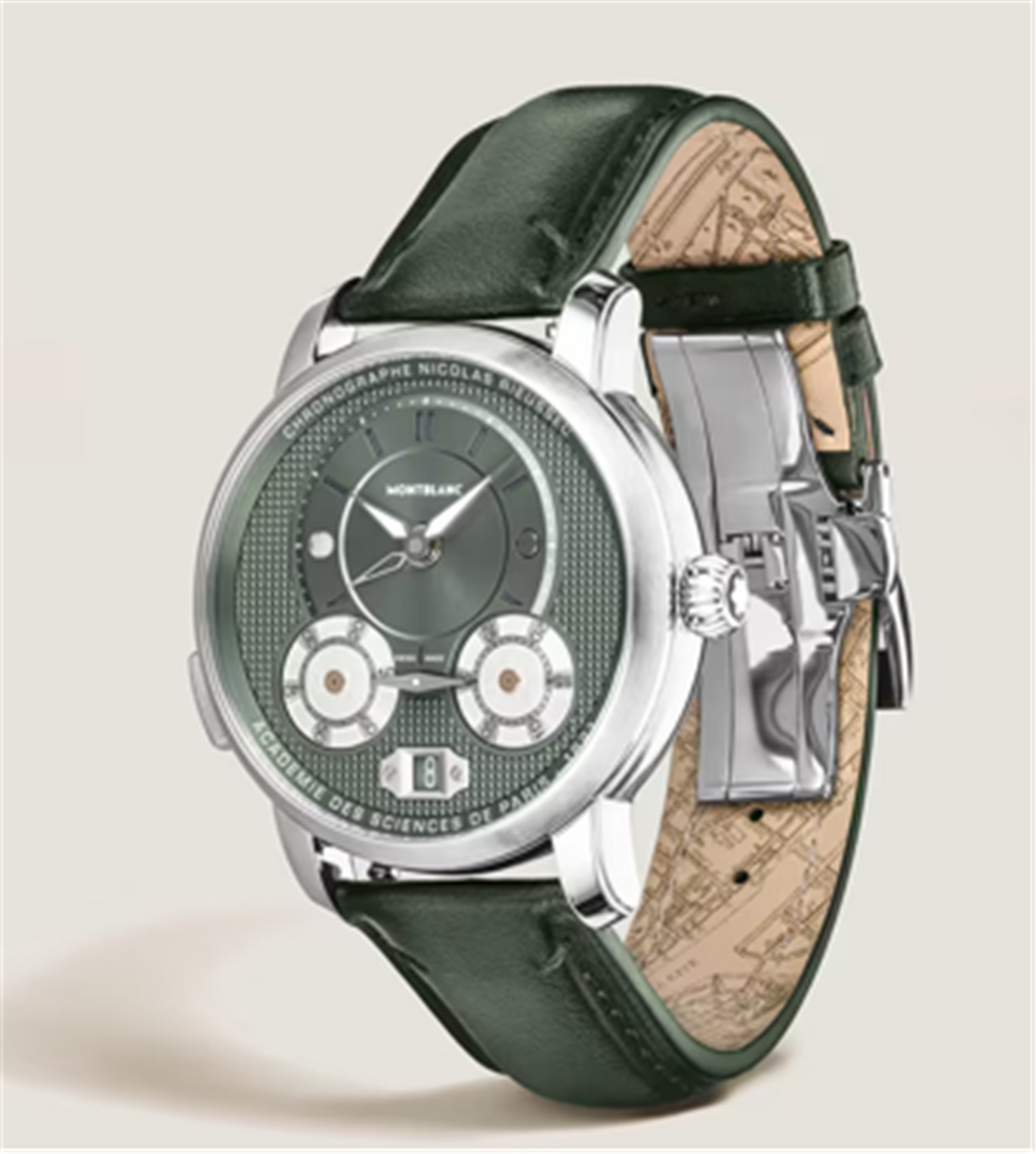 Montblanc Star Legacy Nicolas Rieussec Chronograph Green Dial Watch - 43 MM