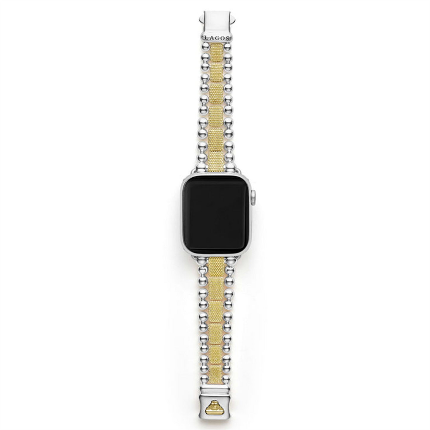 Lagos Gold & Sterling Silver Caviar Beaded Watch Bracelet - 38 - 45mm