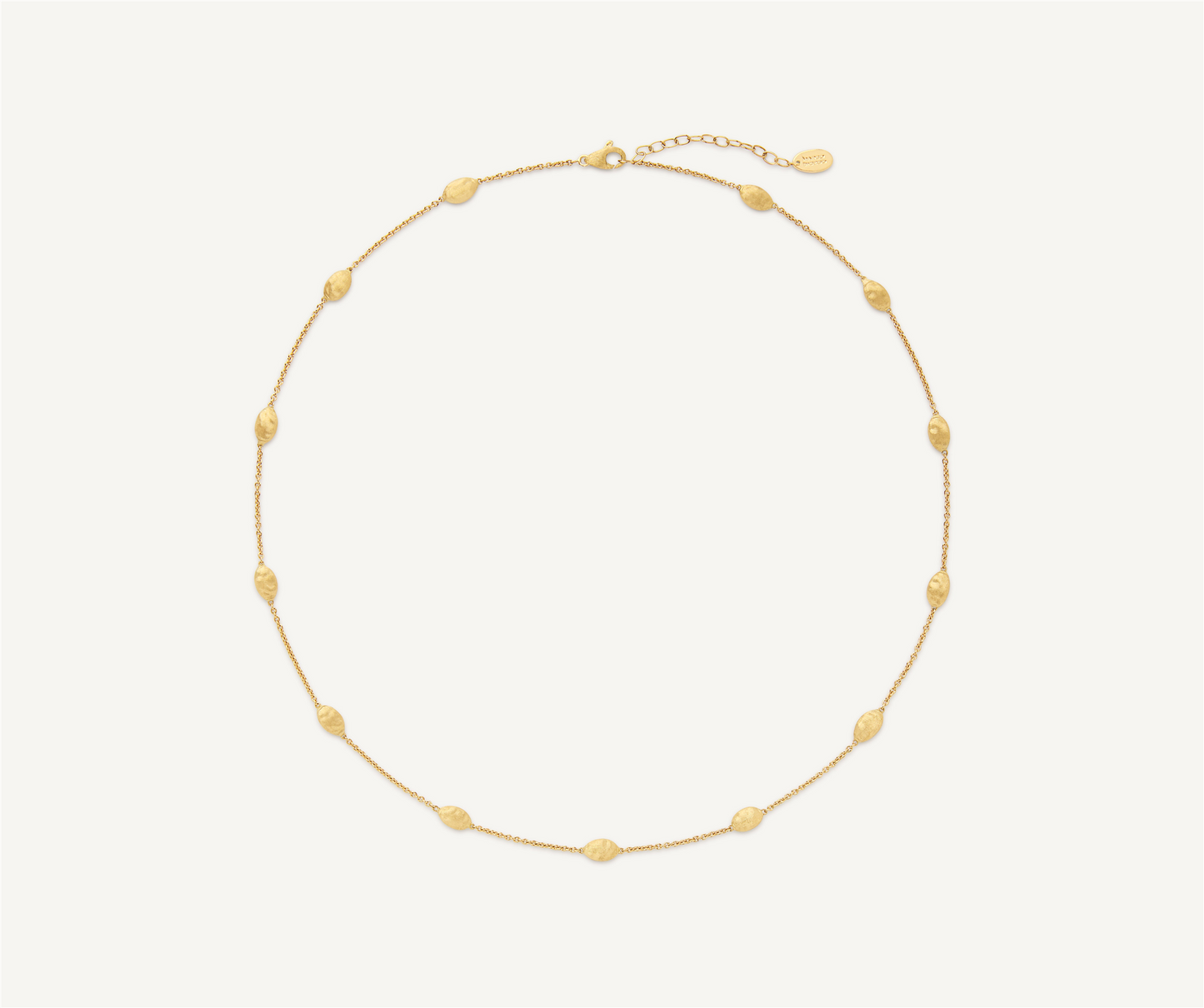 Marco Bicego Siviglia Small Bean Necklace in 18k Yellow Gold