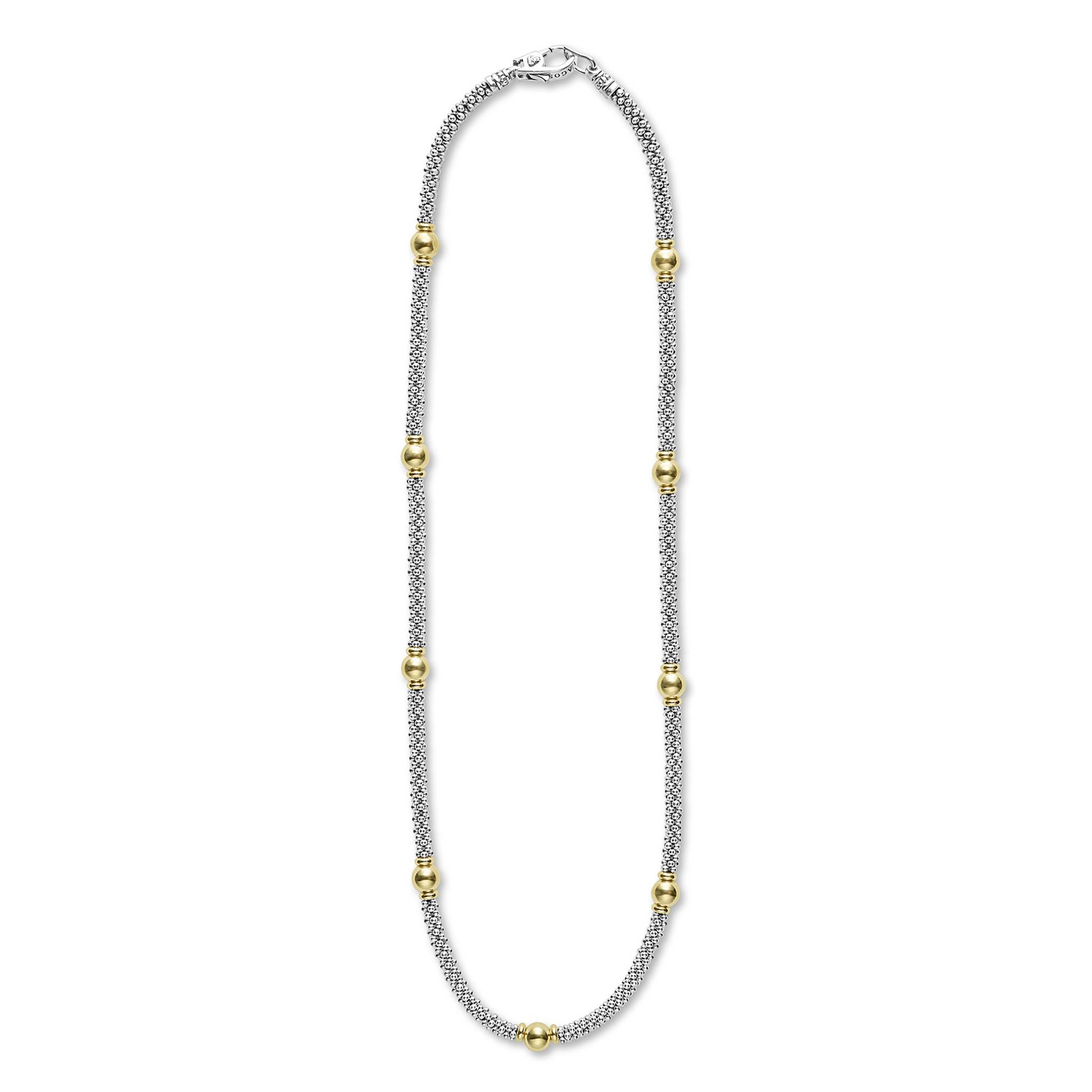 Lagos 18k Gold Station Necklace