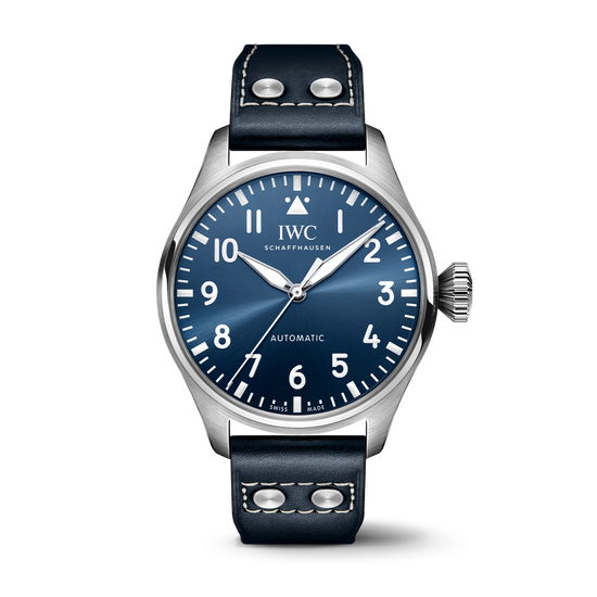 IWC Shaffhausen Big Pilot’s Watch 43mm w/ Blue Dial & Strap