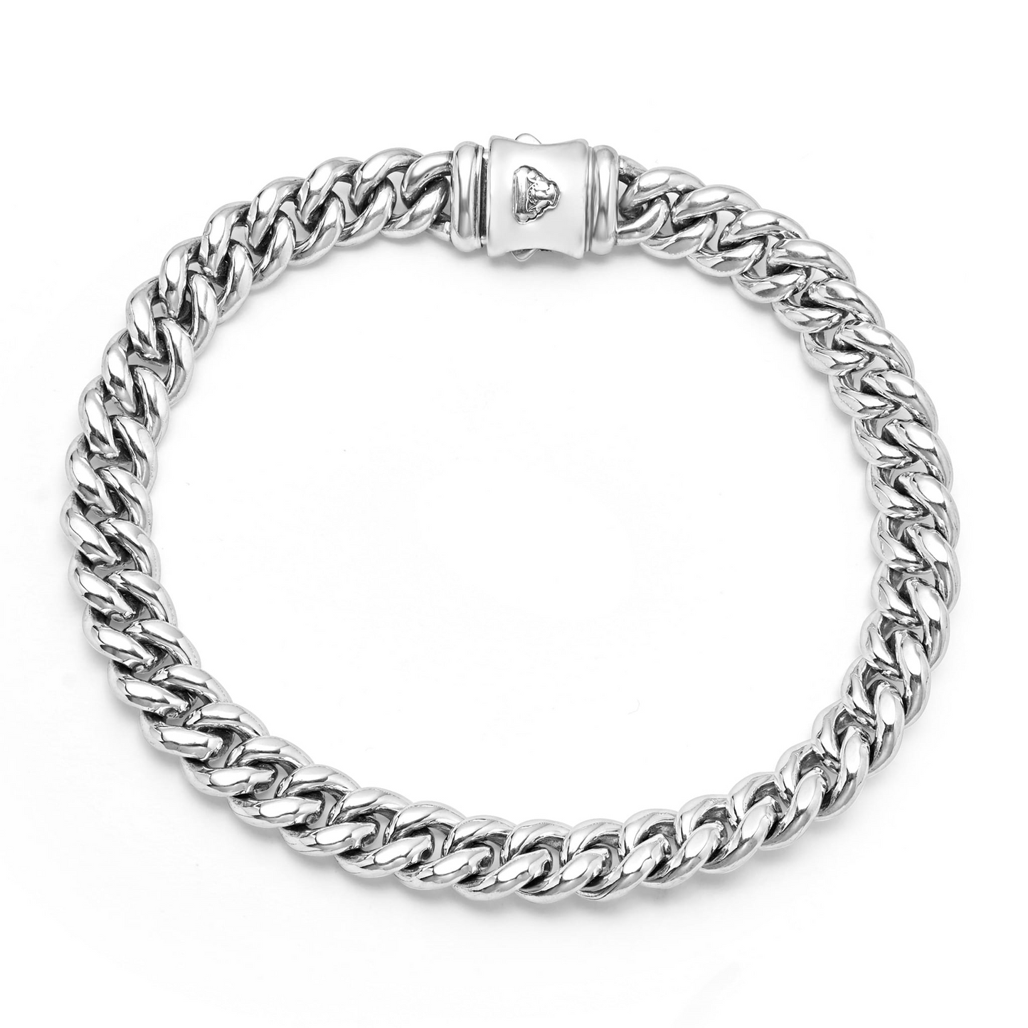 Lagos Silver Curb Chain Bracelet - 8mm