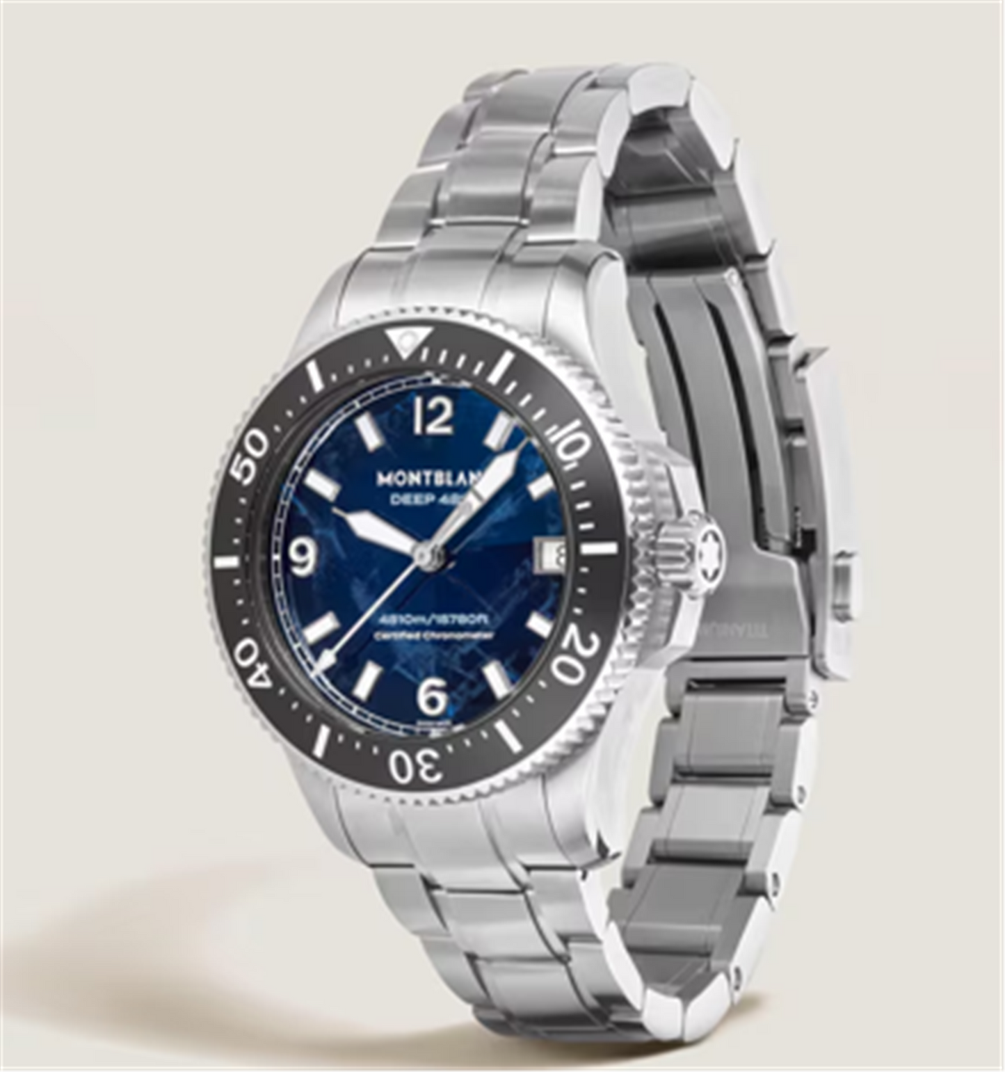 Montblanc Titanium Iced Sea 0 Oxygen Deep 4810 , 43 mm