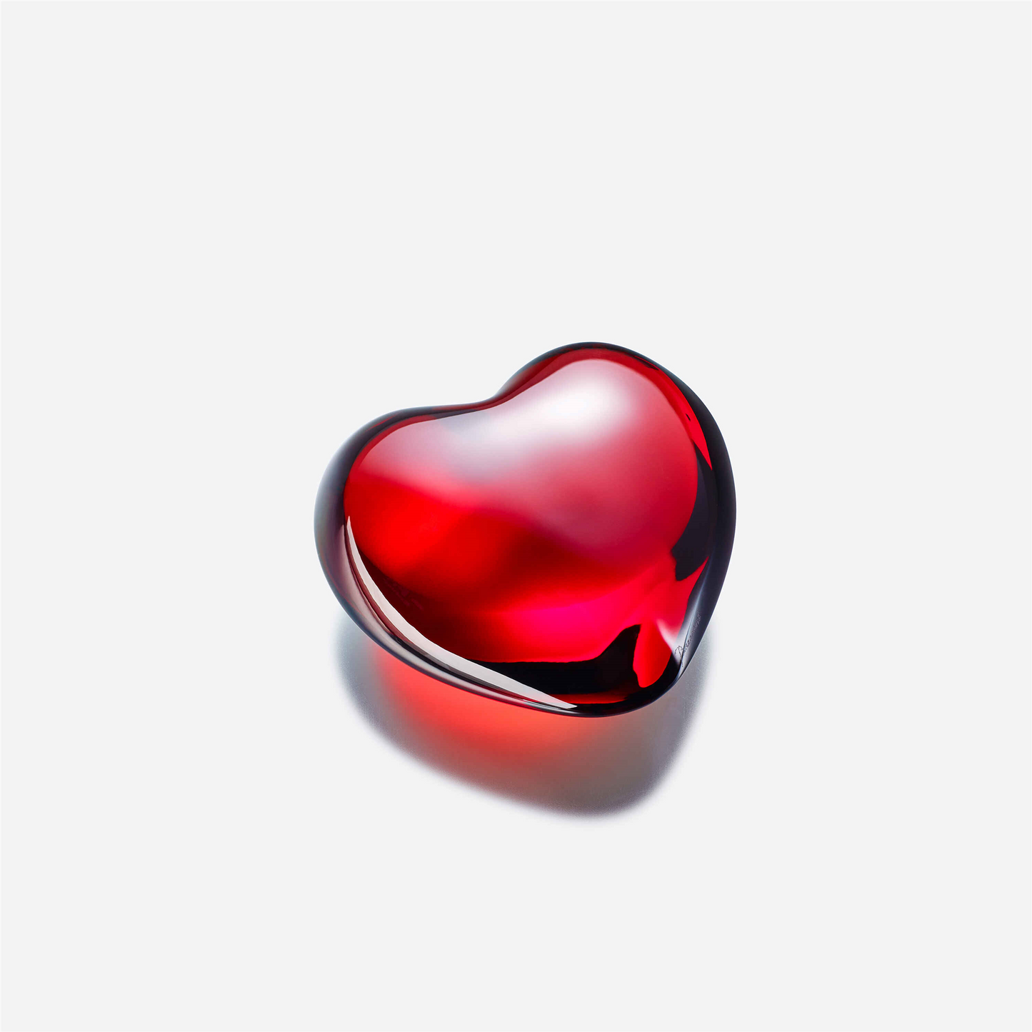 Baccarat Red Crystal Amor Heart