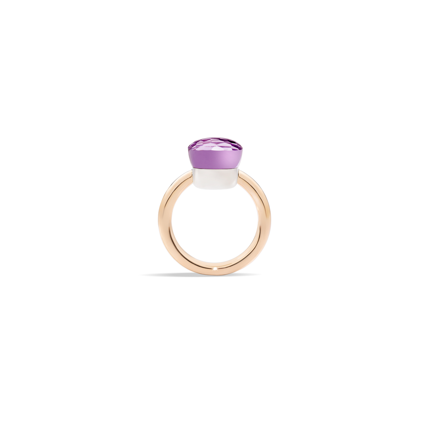 Pomellato Nudo Classic Amethyst Ring in 18k Rose Gold