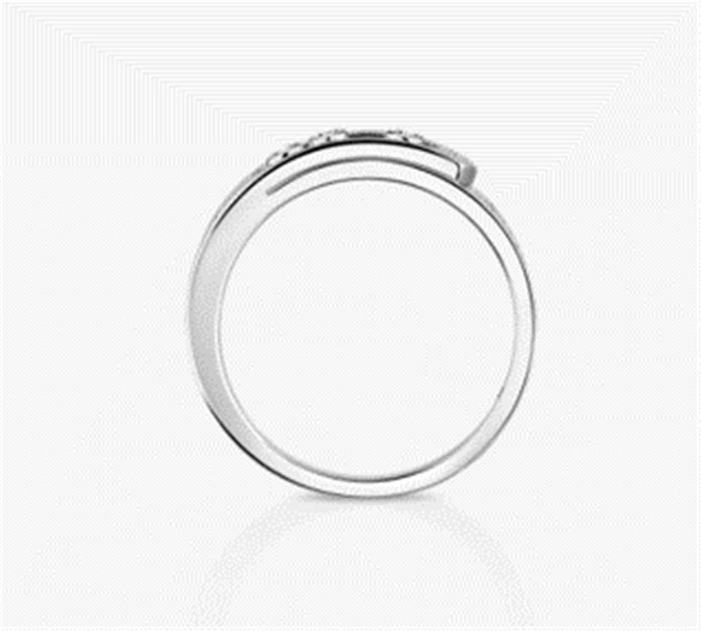 Messika Move Noa Ciselé Ring in 18k White Gold