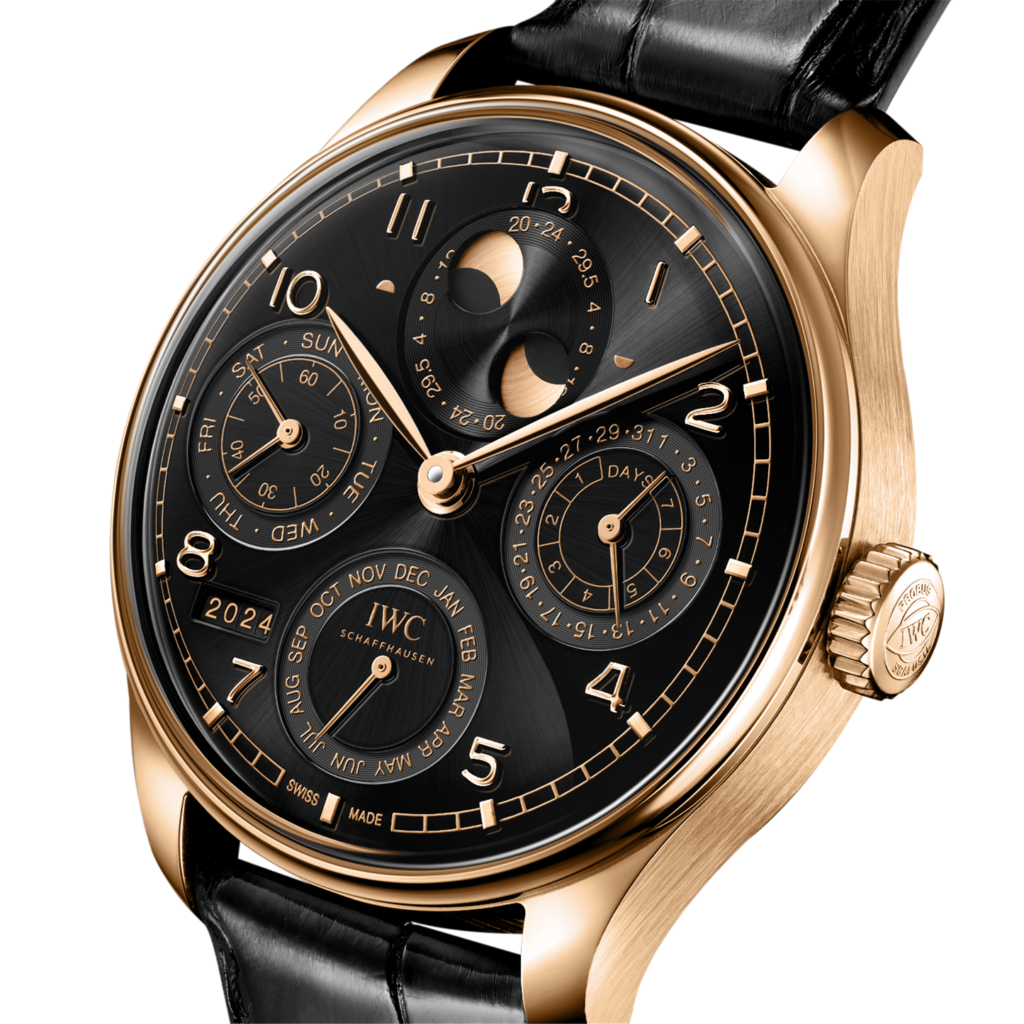 IWC Schaffhausen Portugieser Perpetual Calendar 44mm - Black & 18-carat Gold