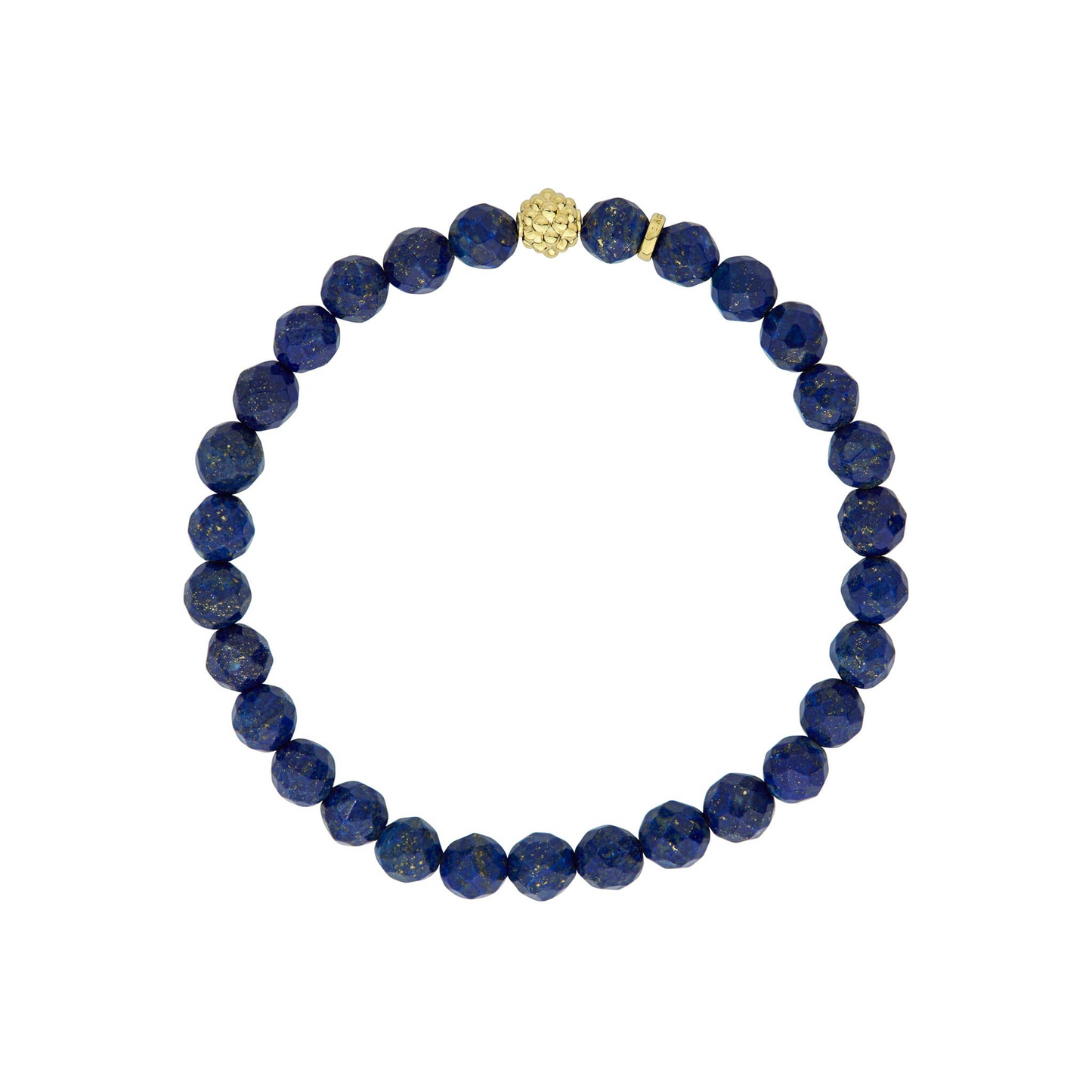 Lagos Lapis Gold Station Bead Bracelet