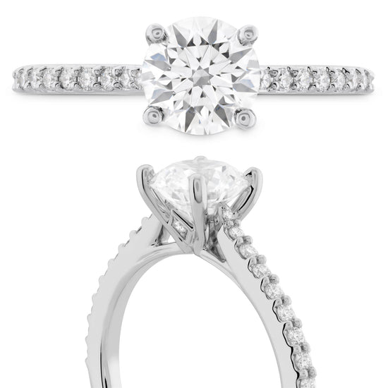 Hearts on Fire Camilla 1.8ct Diamond Engagment Ring in 18k White Gold