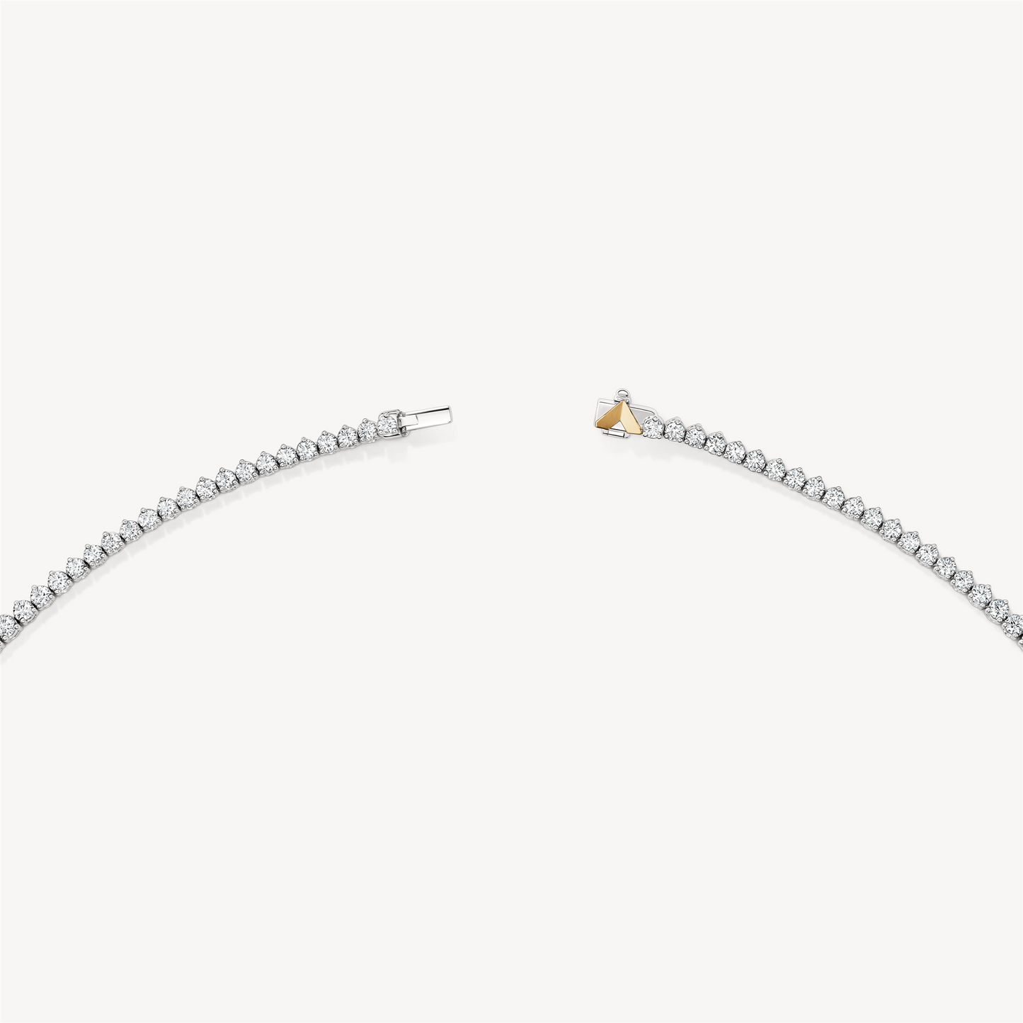 Hearts On Fire Copley Diamond Line Necklace in 18k Two-Tone Gold
