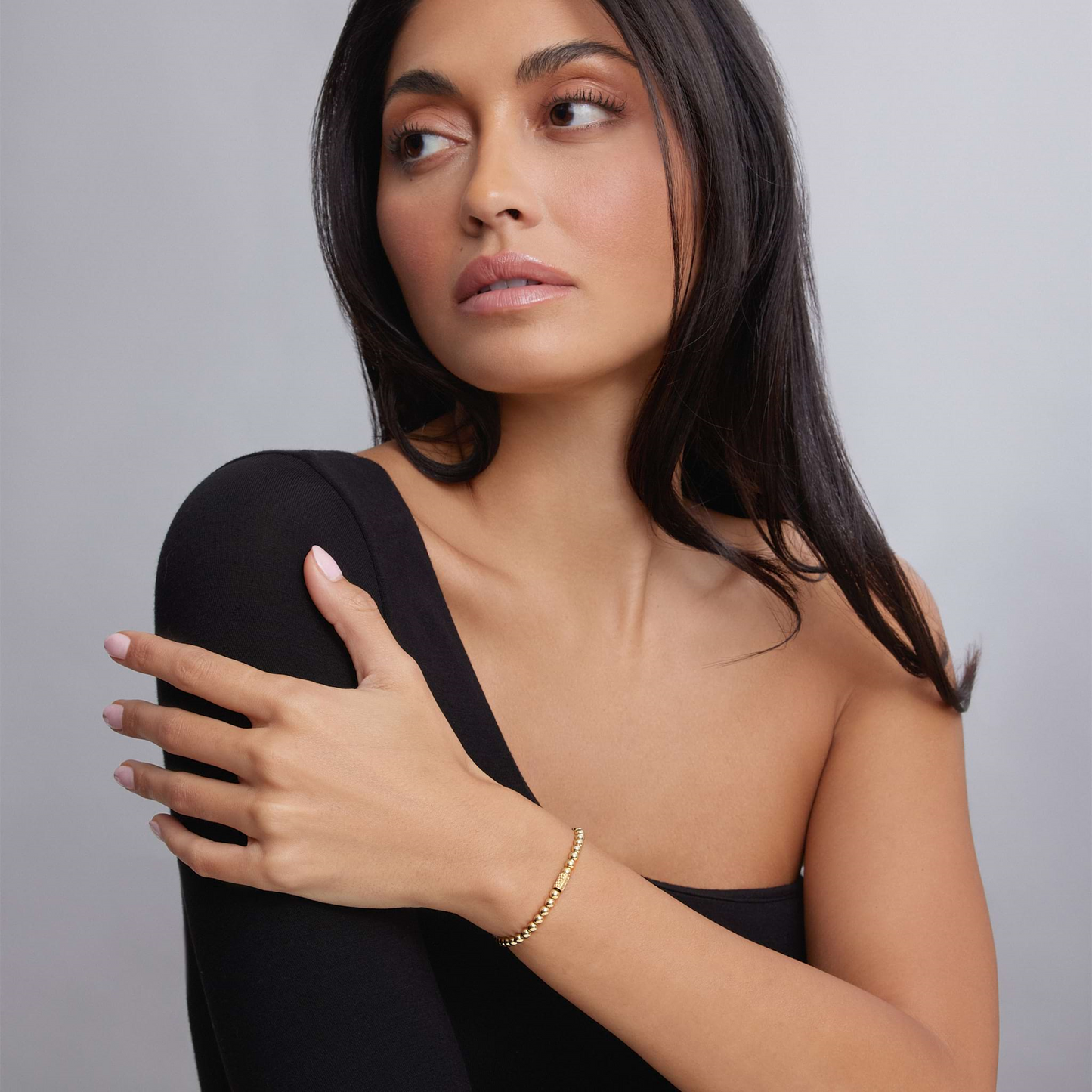 Lagos 18k Gold Bead Bracelet