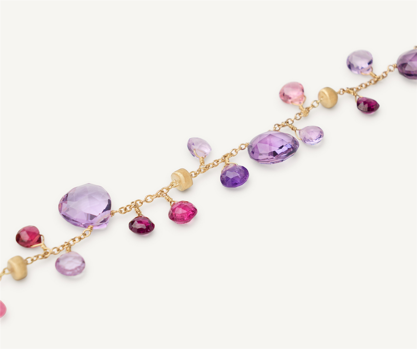Marco Bicego Paradise Amethyst & Pink Tourmaline Bracelet