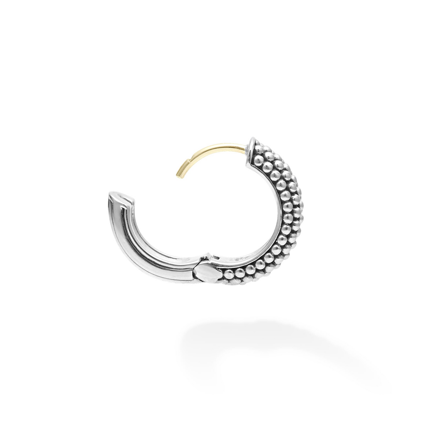 Lagos Caviar Huggie Earrings in Sterling Silver