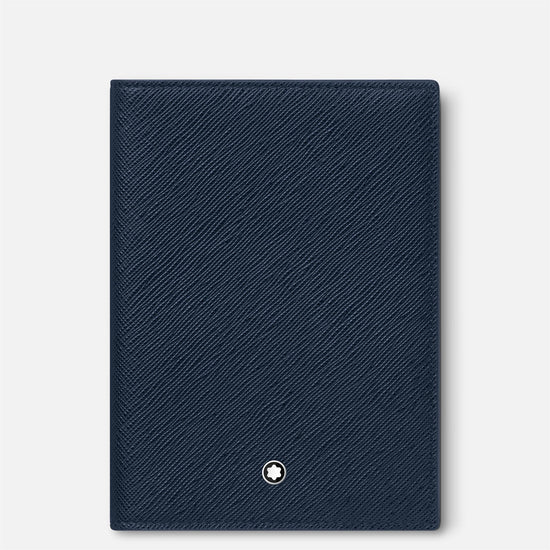 Montblanc Blue Leather Sartorial Passport Holder