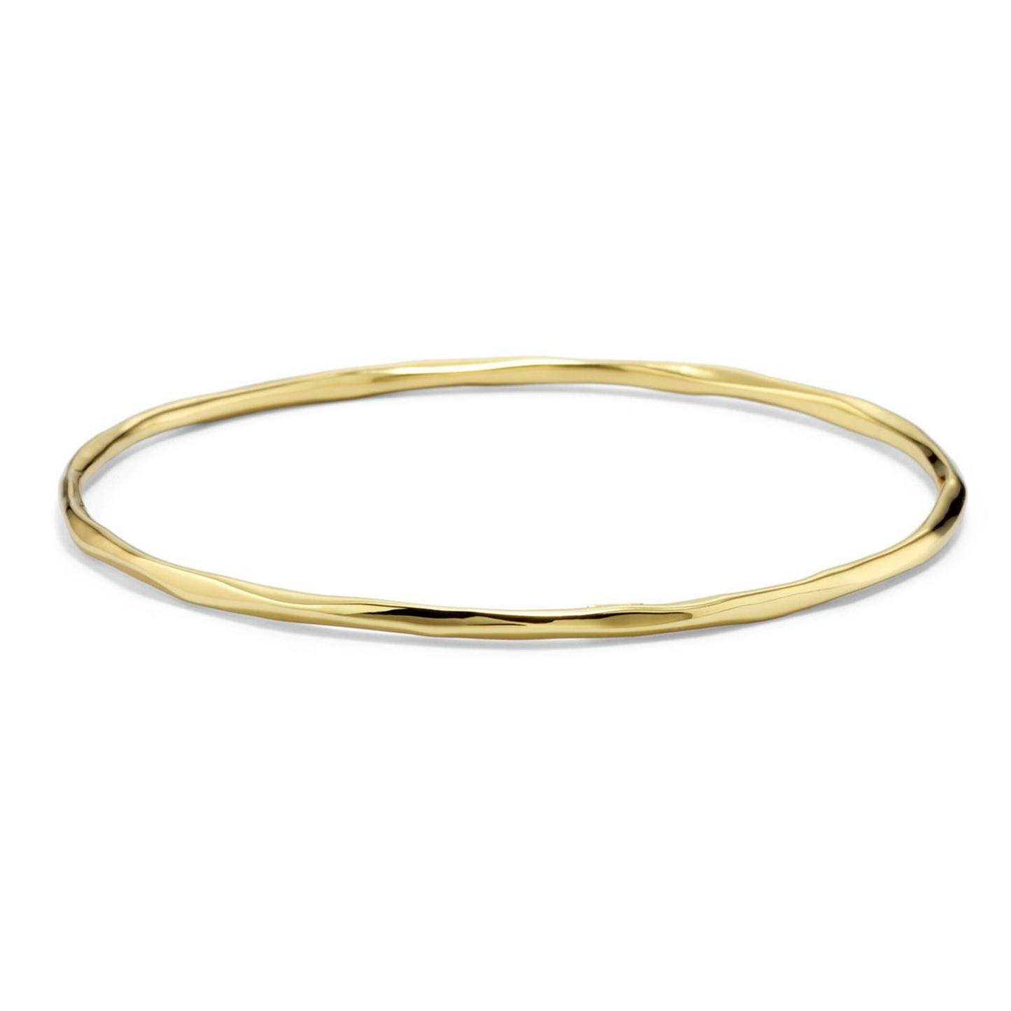 Ippolita Gold Thin Faceted Bangle Bracelet