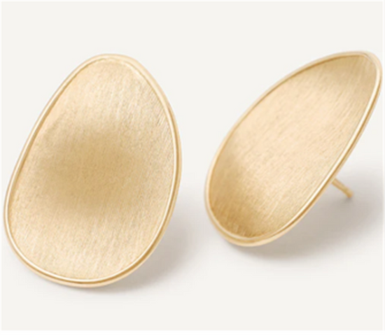 Marco Bicego Lunaria 18k Gold Petal Earrings