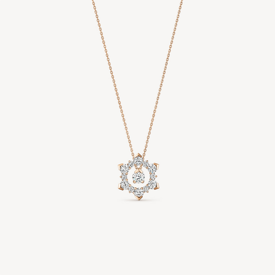 Hearts on Fire Aerial Sunburst Diamond Enhancer Pendant Necklace