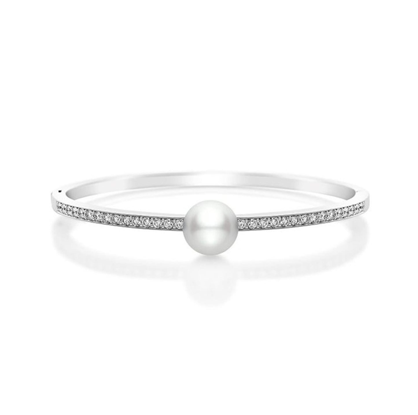 Mikimoto 9.5mm WSSP & Diamond Bracelet