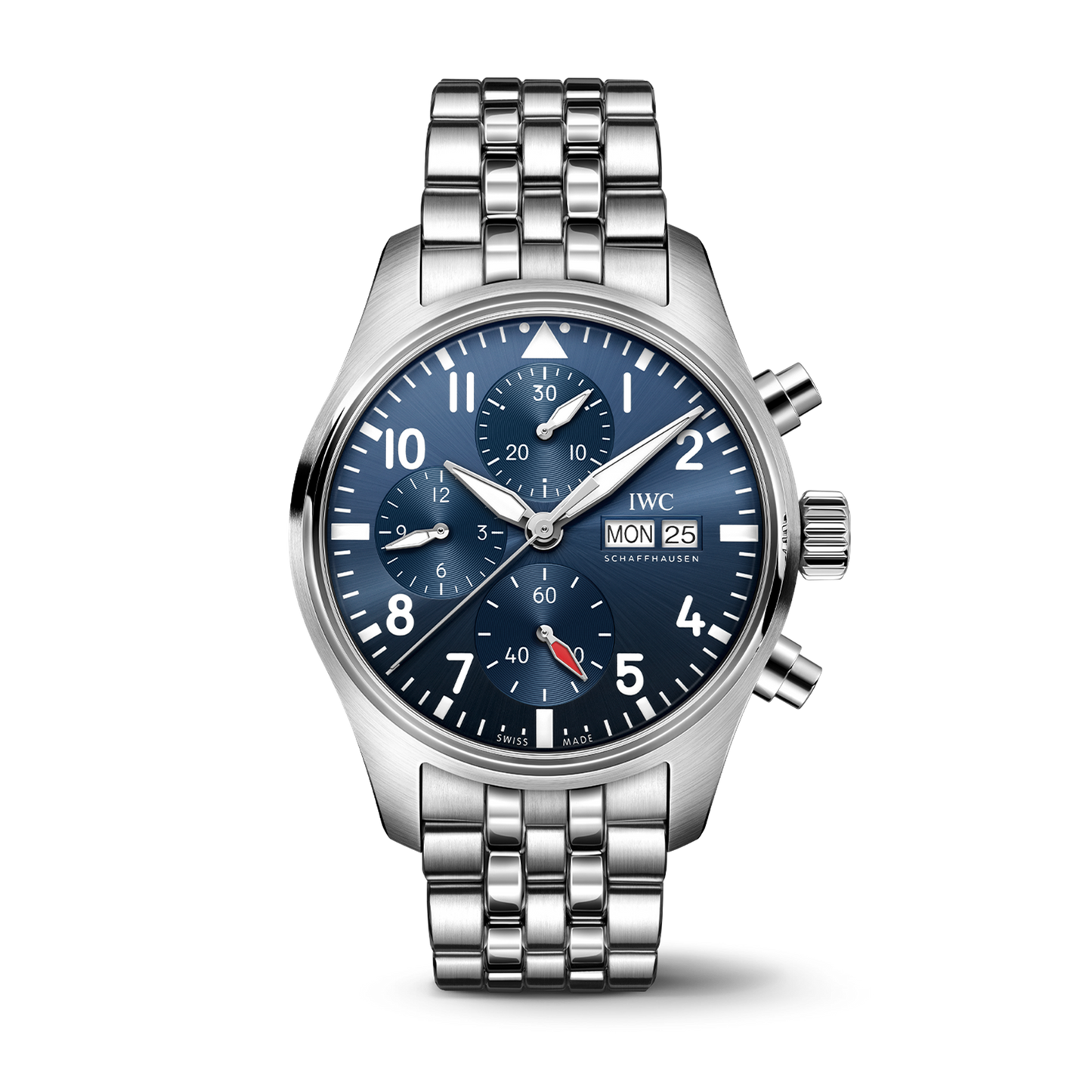 IWC Shaffhuasen Pilot's Watch Chronograph 41mm w/ Blue Dial