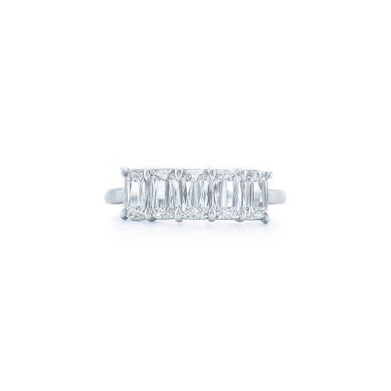 Kwiat Platinum Ashoka® 5-Stone Partway Band with 1.5ct Diamonds