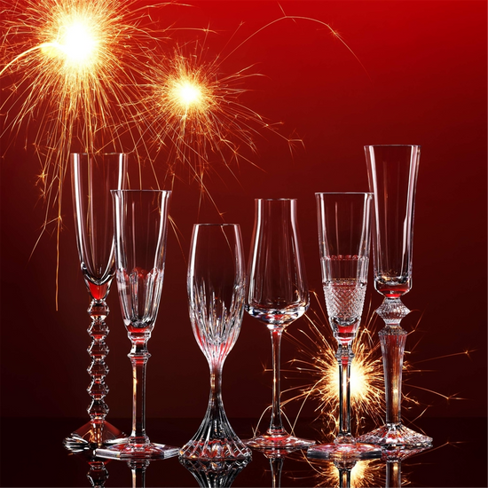 Baccarat Bubble Box Flutes Set of 6