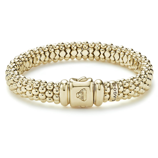 Lagos 18K Gold Caviar Bracelet