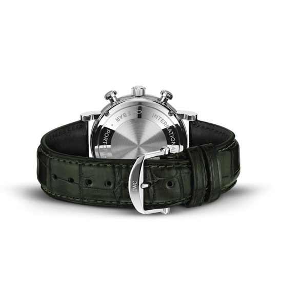 IWC Schaffhausen Portofino Chronograph 39mm w/ Green Dial Green