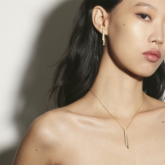 Hearts on Fire Inside/Out Diamond Flip Drop Pendant Necklace in 18k White Gold