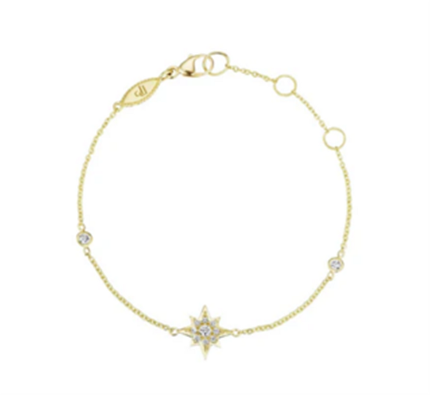 Penny Preville Starburst Chain Bracelet in 18k Gold