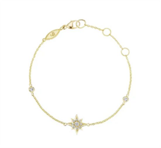 Penny Preville Starburst Chain Bracelet in 18k Gold