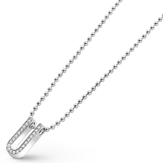 Lagos Large Linear Diamond Pendant Necklace