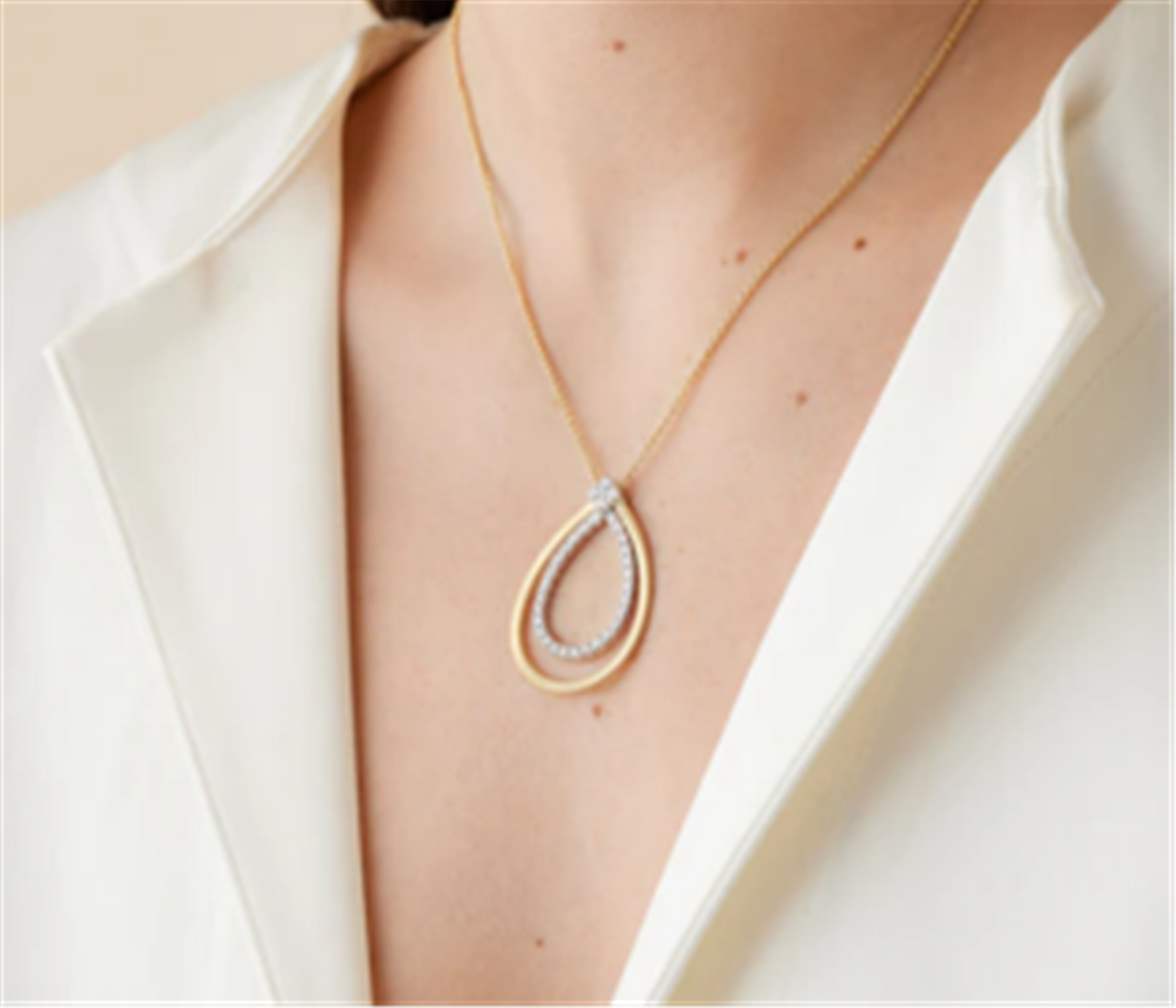 Marco Bicego Masai Diamond Pendant Necklace in 18k Gold