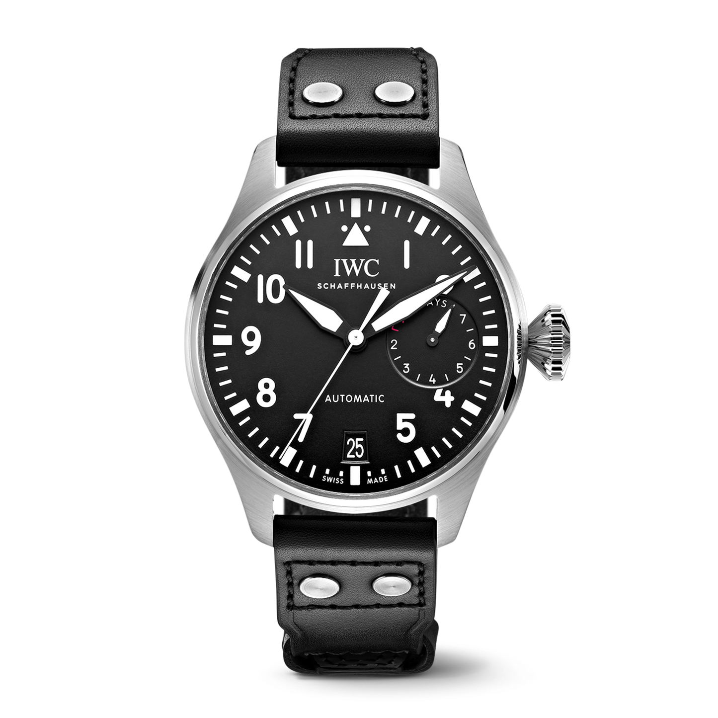 IWC Schaffhausen Big Pilot's 46mm Watch w/ Black Dial