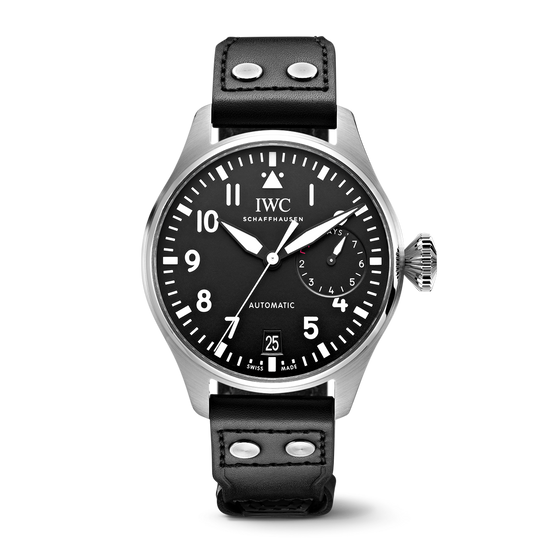 IWC Schaffhausen Big Pilot's 46mm Watch w/ Black Dial