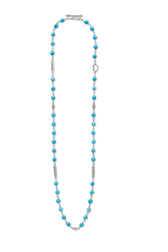 Lagos Turquoise Beaded Necklace